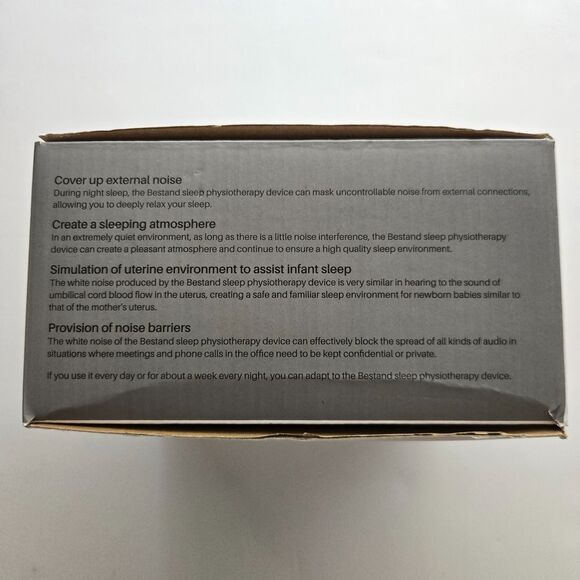 Bestand White Noise Machine Sleep Therapy Baby Kids Adults Yellow Soothing - Picture 4 of 5